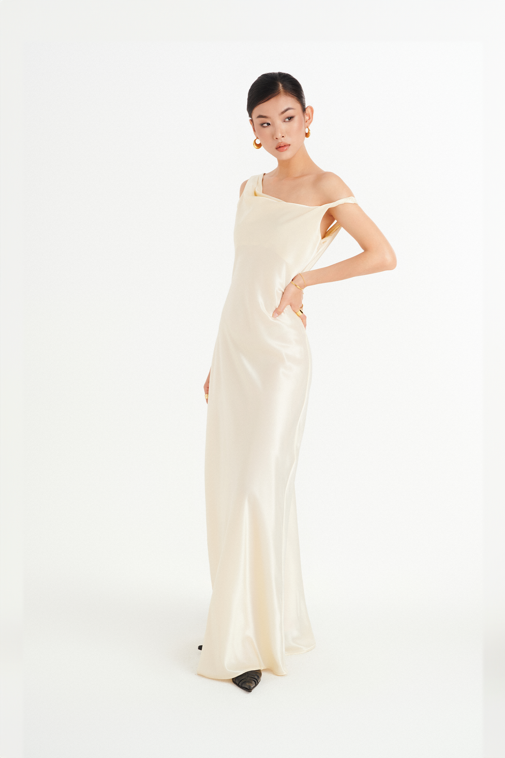ANNE LADY GOWN - PEONY CREAM