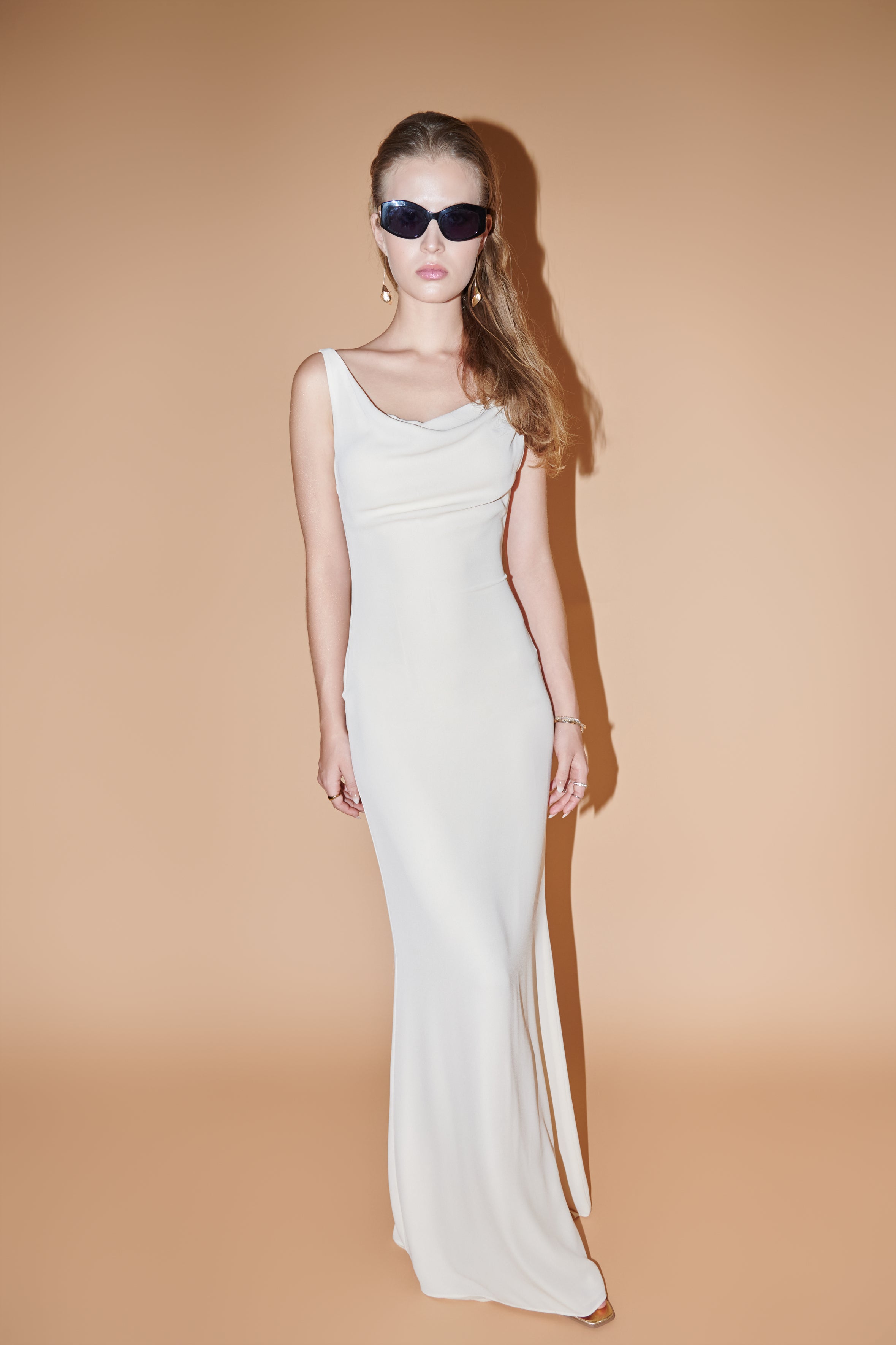 MY LADY CHIFFON GOWN - Chamomile