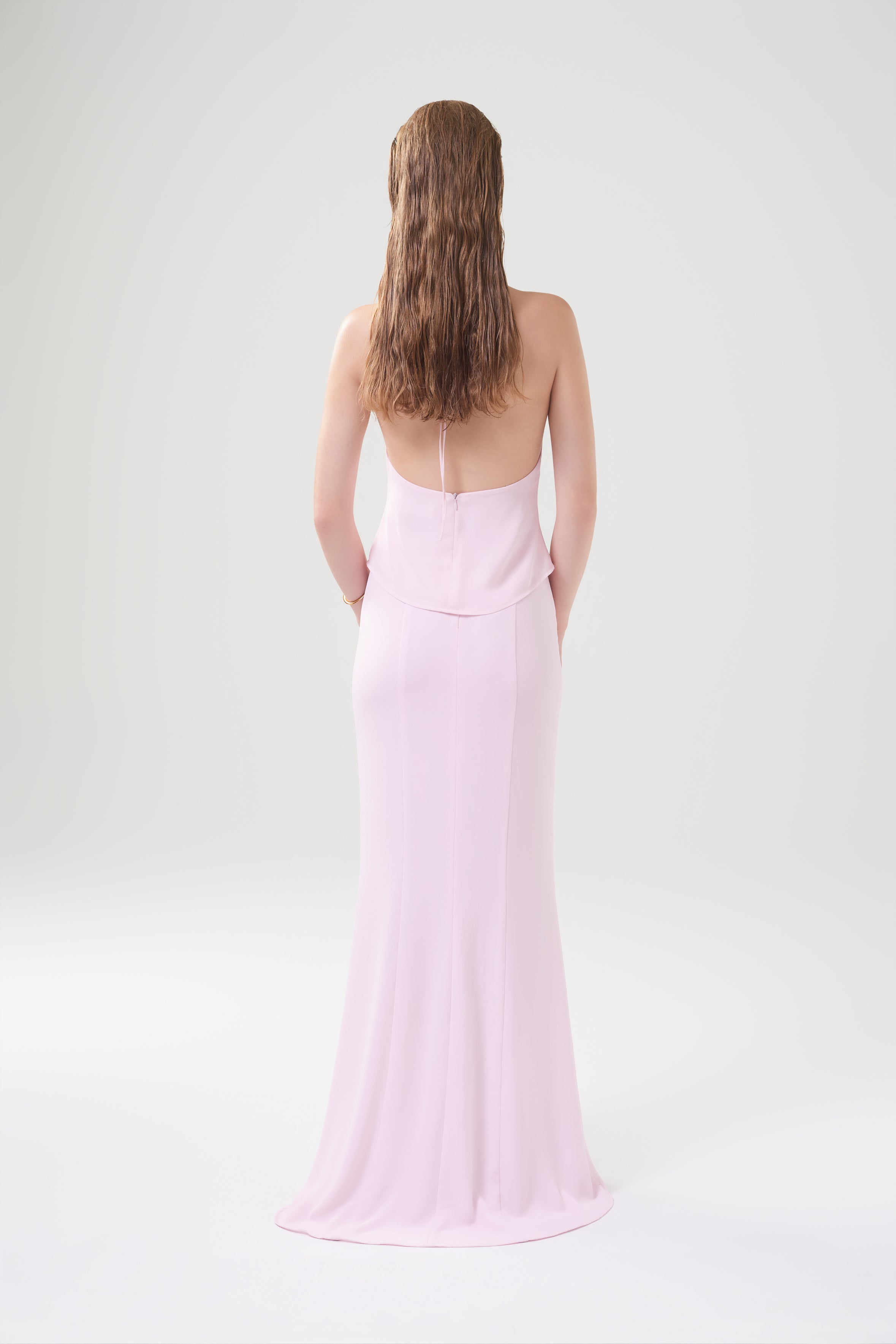 ROSY CHIFFON SET - Candy Pink