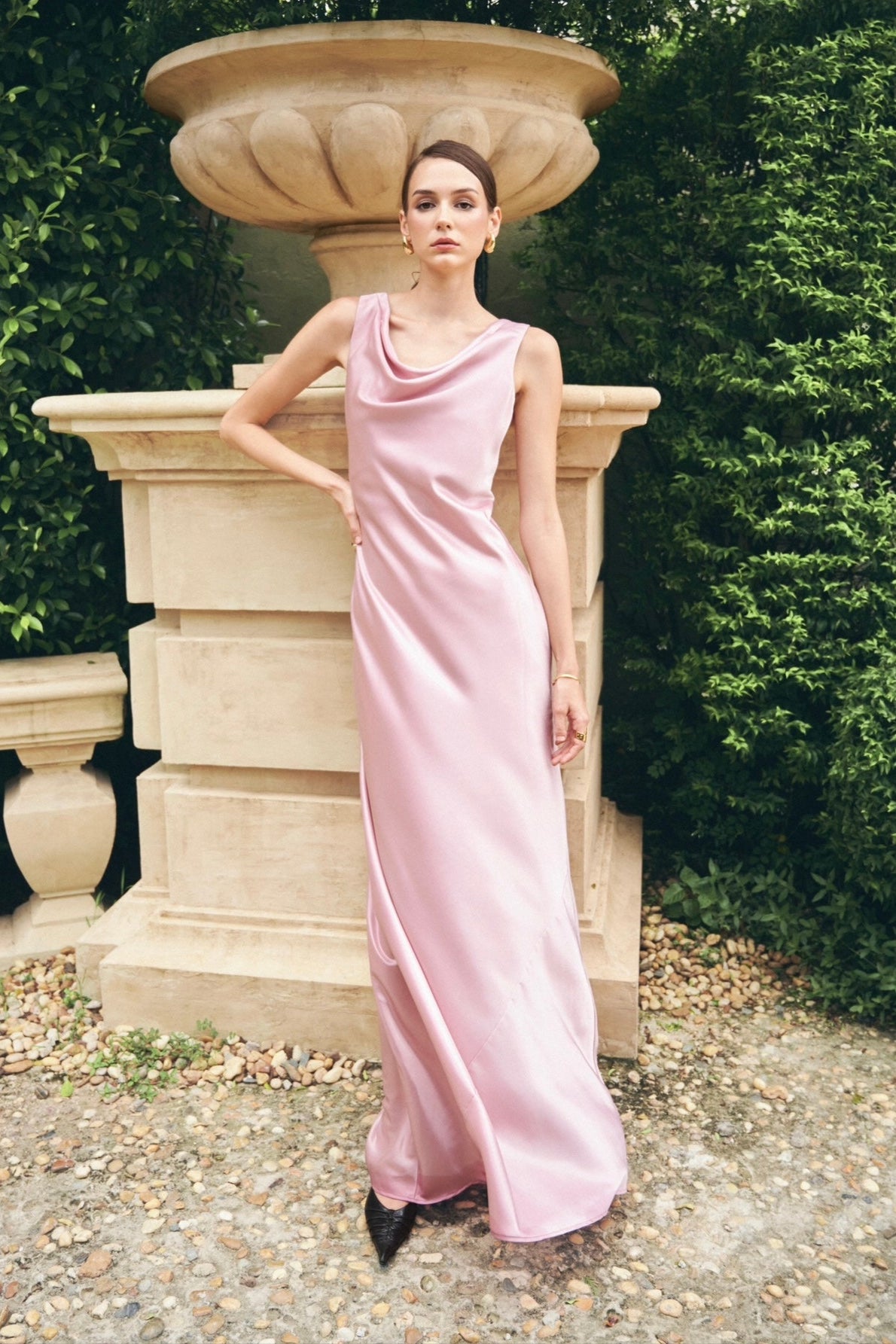 ANNE LADY GOWN - PEONY PINK