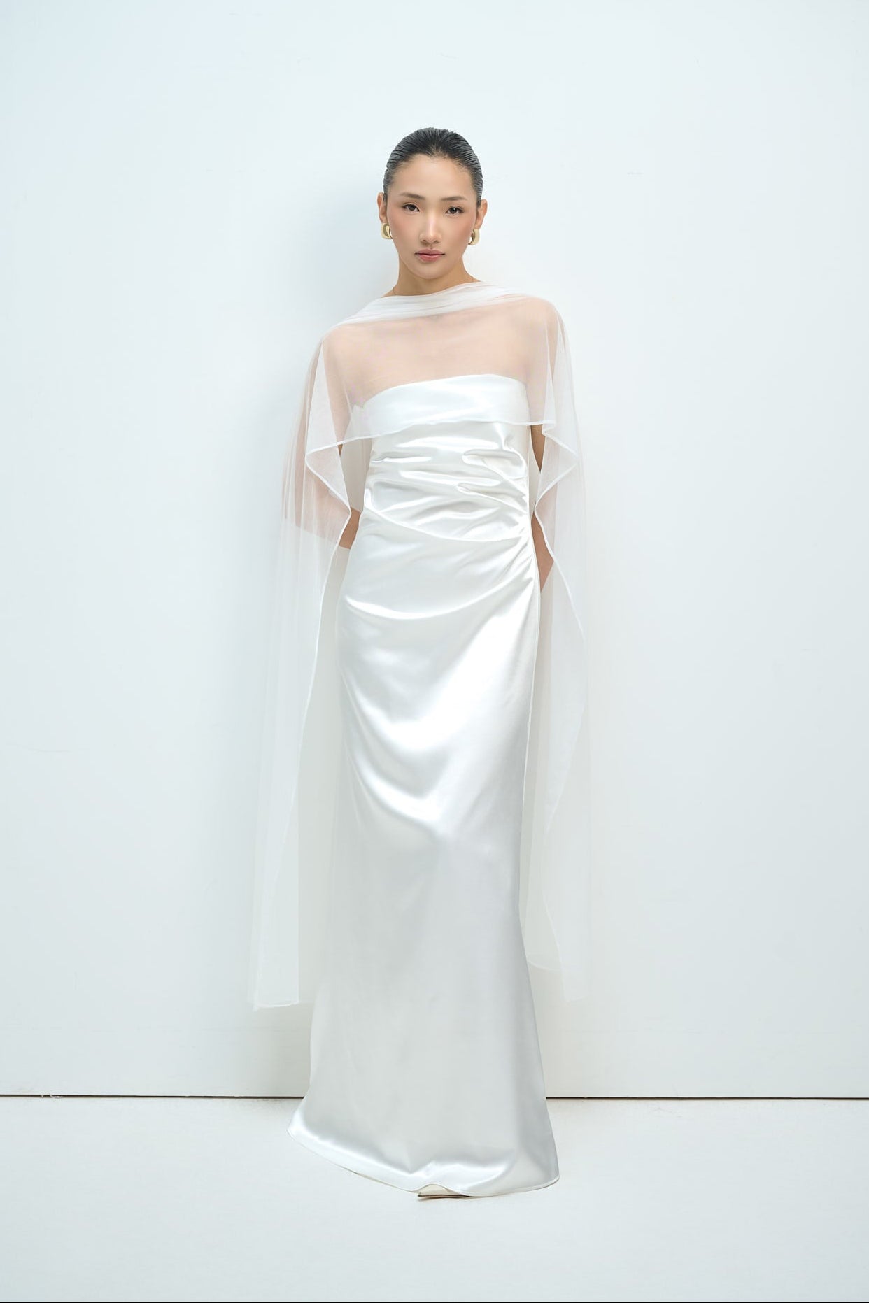 Charlotte Strapless Draped Gown