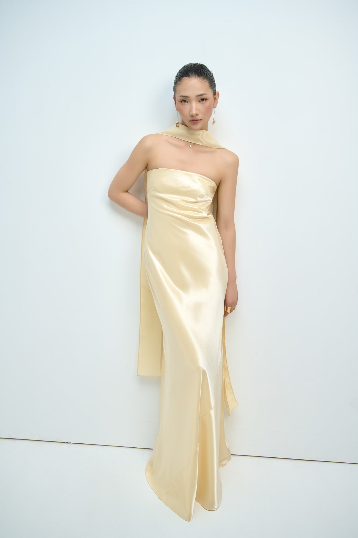 NAOMI GOWN - YELLOW SAPPHIRE