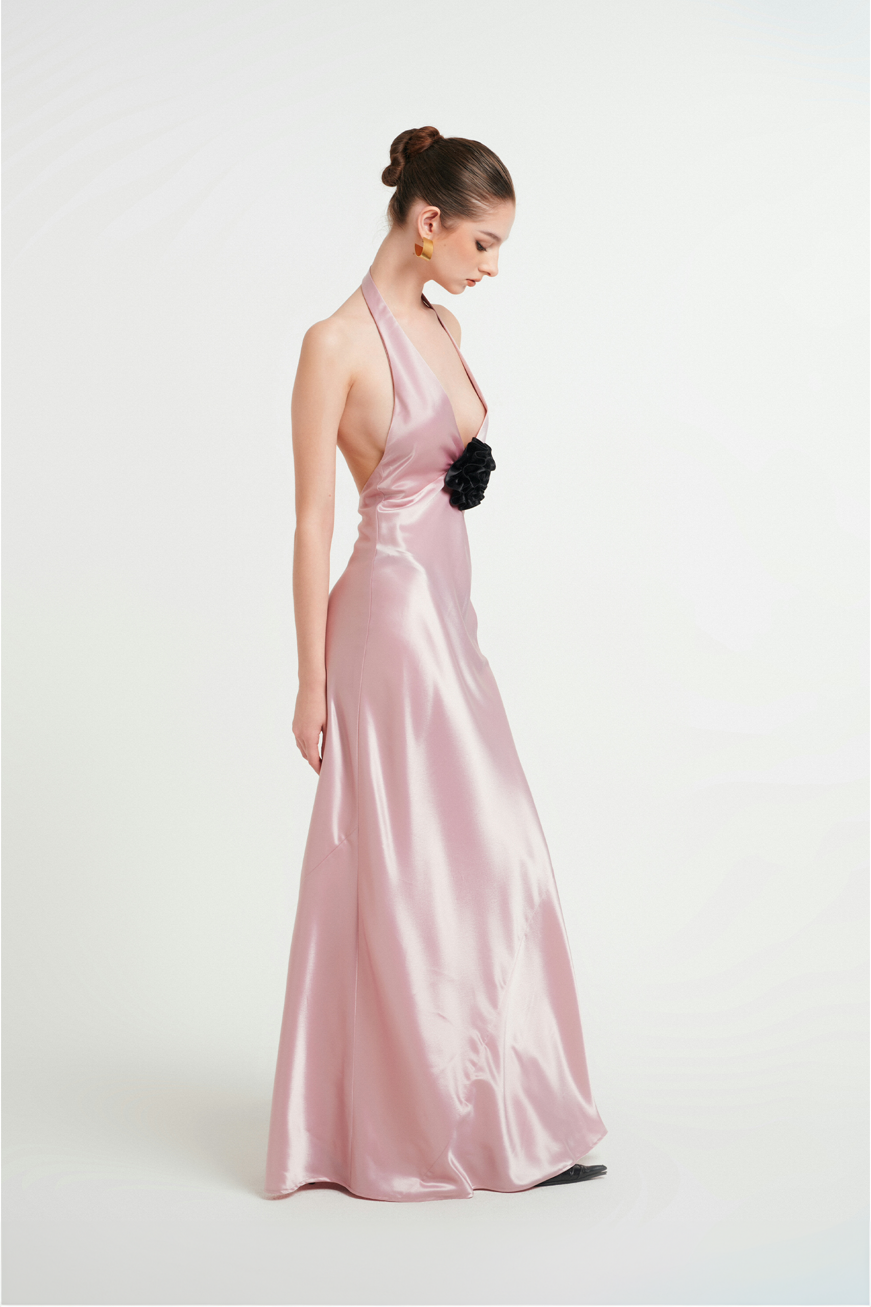 MARILYN ROSY DRESS - PEONY PINK