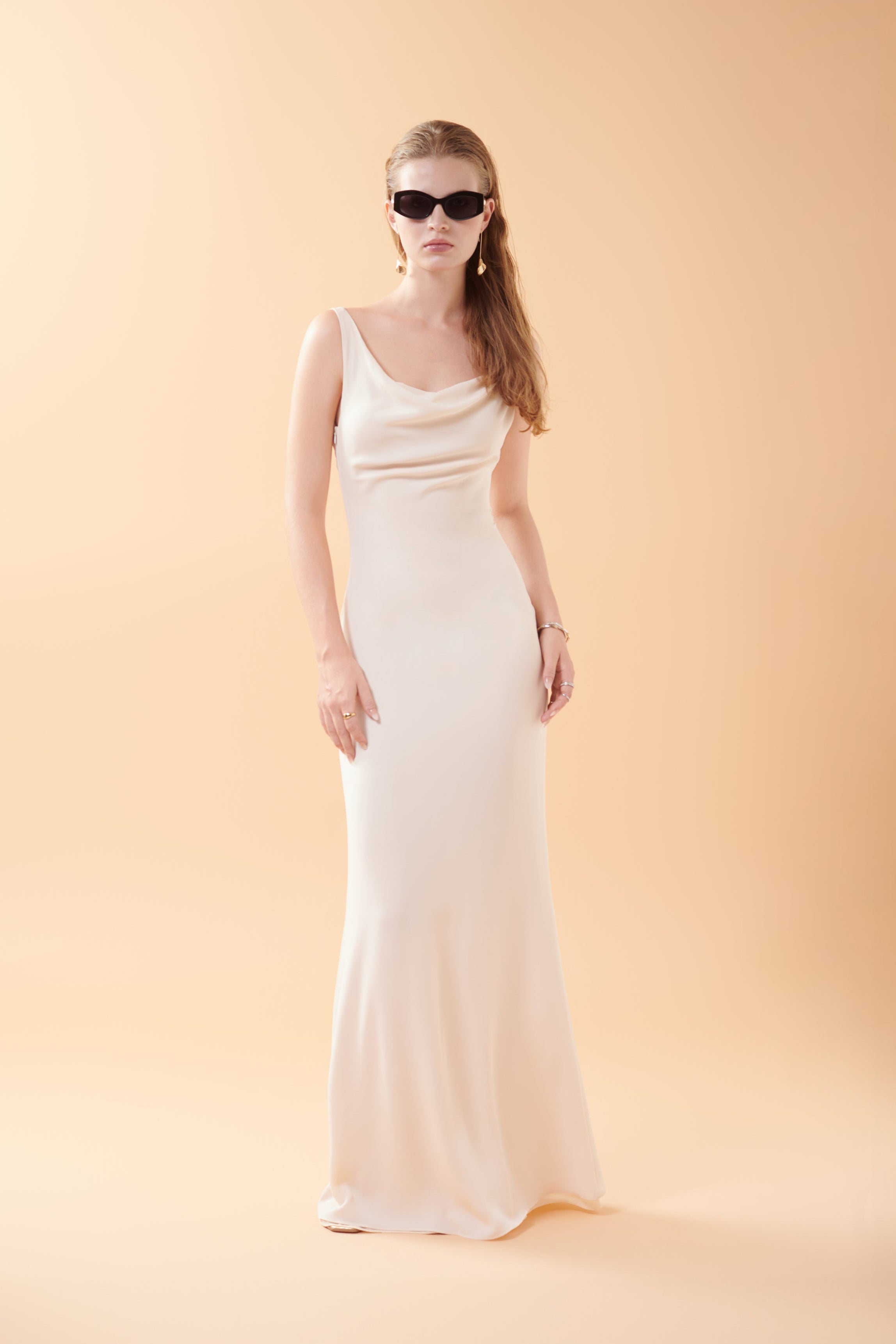 MY LADY CHIFFON GOWN - Chamomile