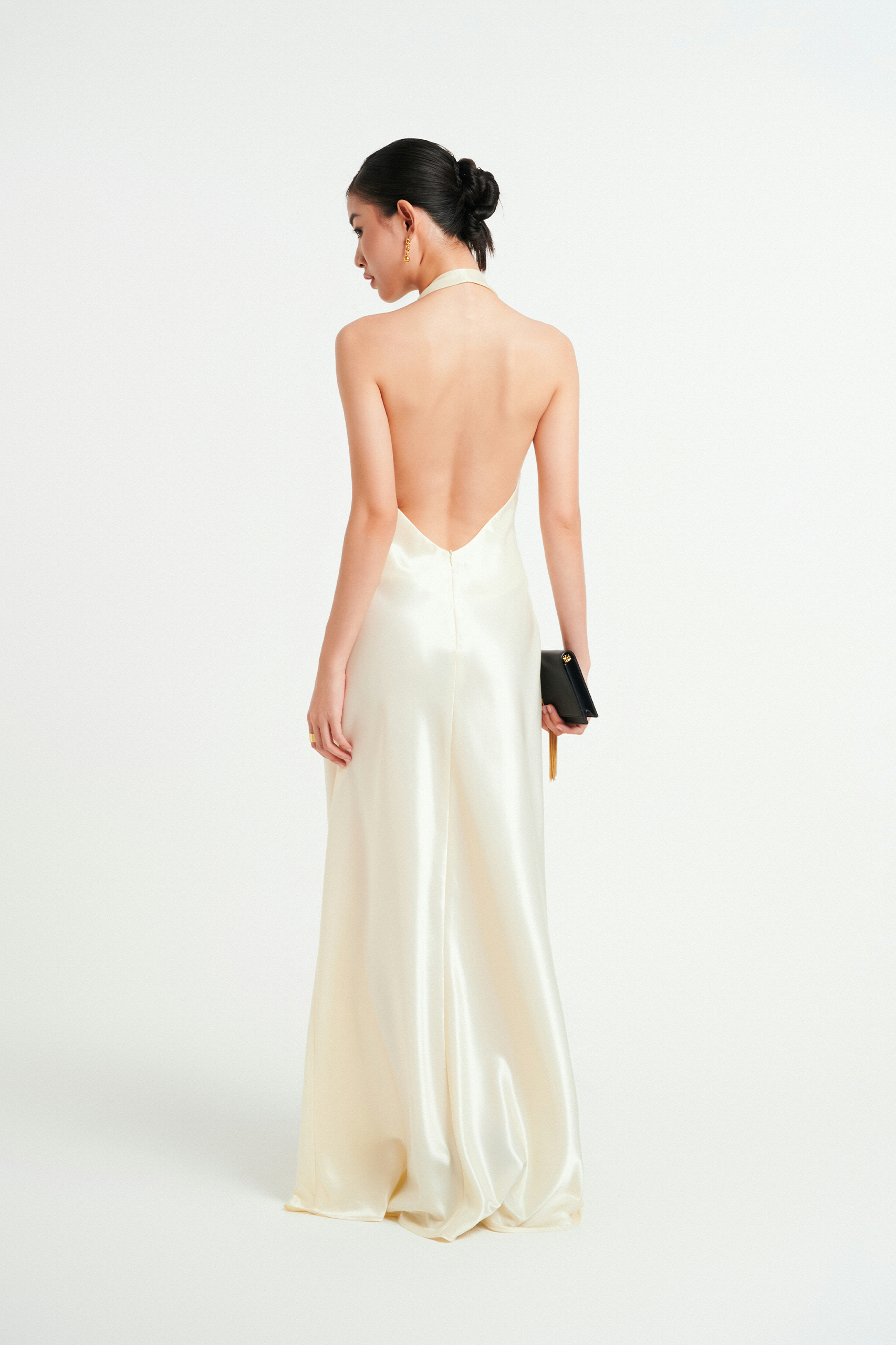 MARILYN ROSY DRESS - PEONY CREAM