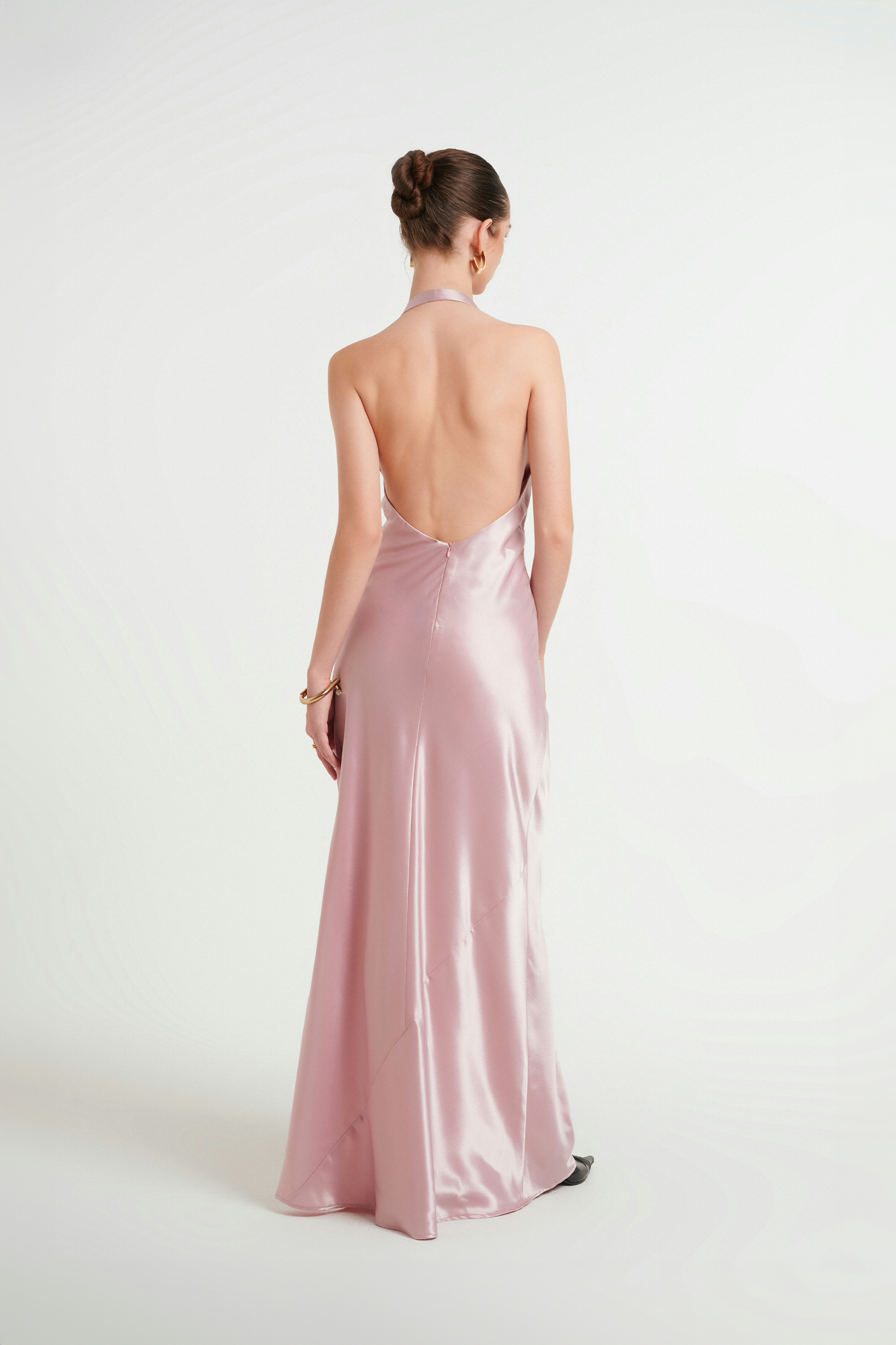 MARILYN ROSY DRESS - PEONY PINK