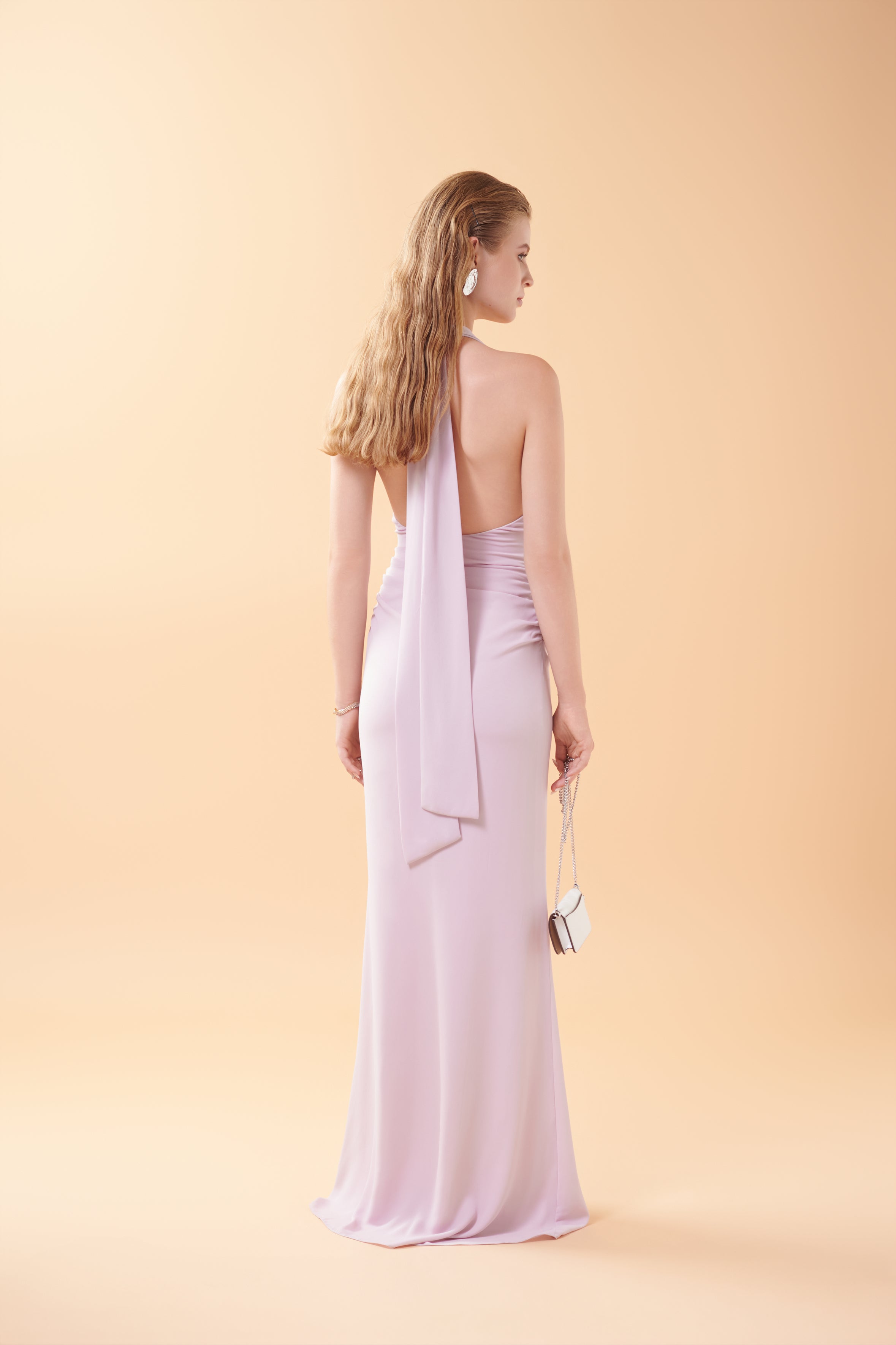 MARGARET CHIFFON DRESS - Lilac