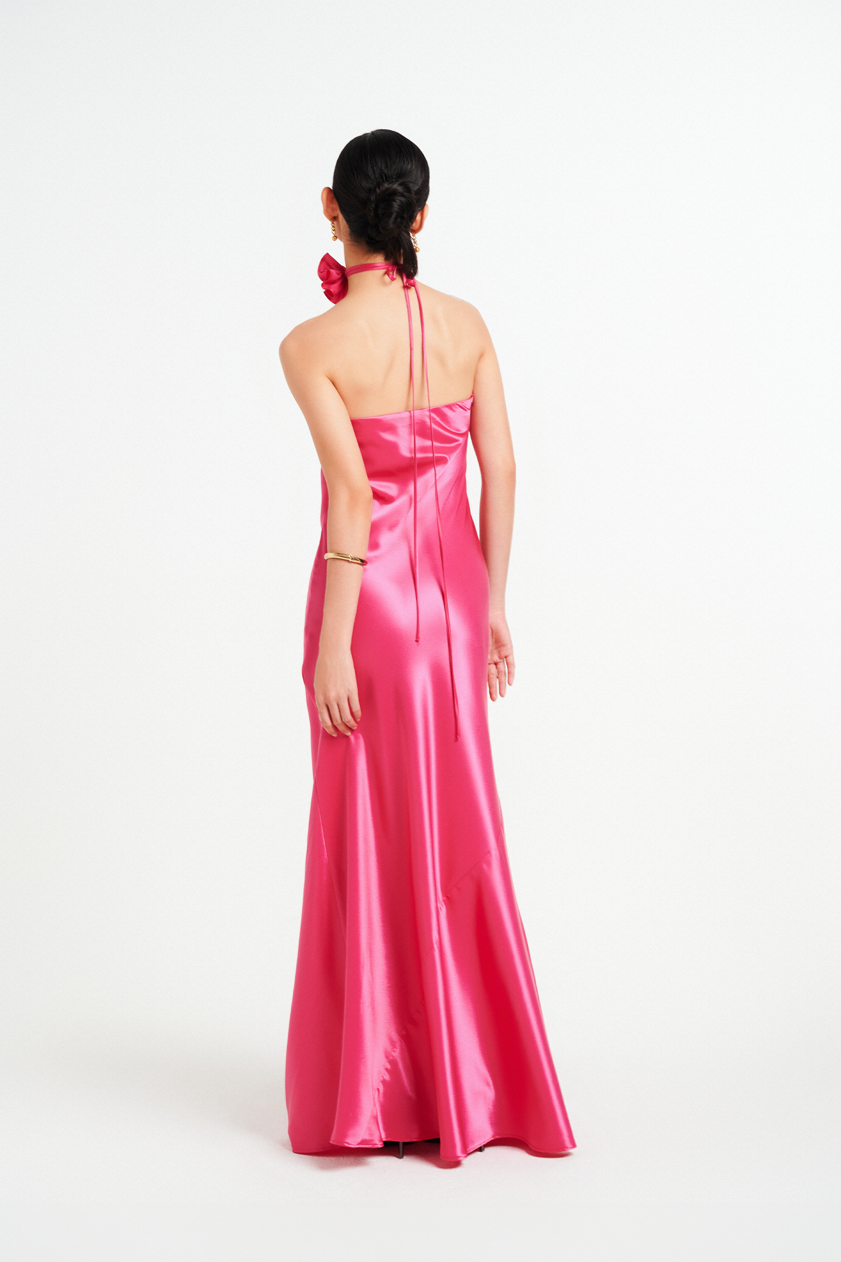 MIA STRAPLESS GOWN - AZALEA PINK