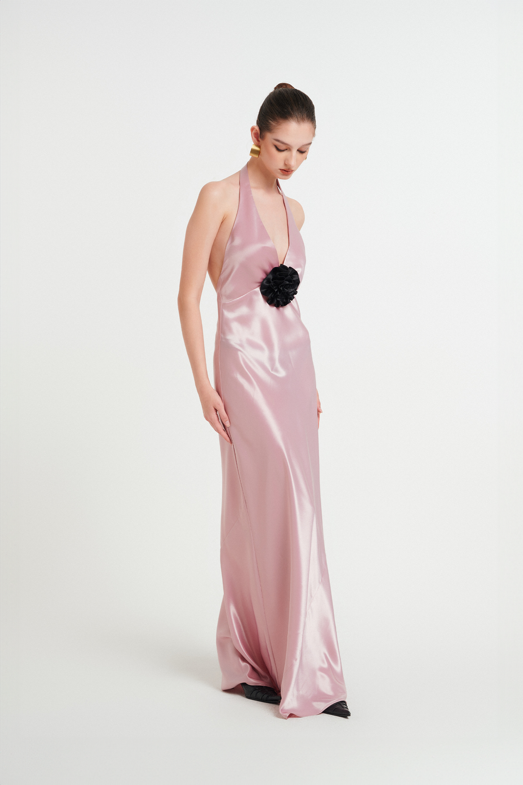MARILYN ROSY DRESS - PEONY PINK