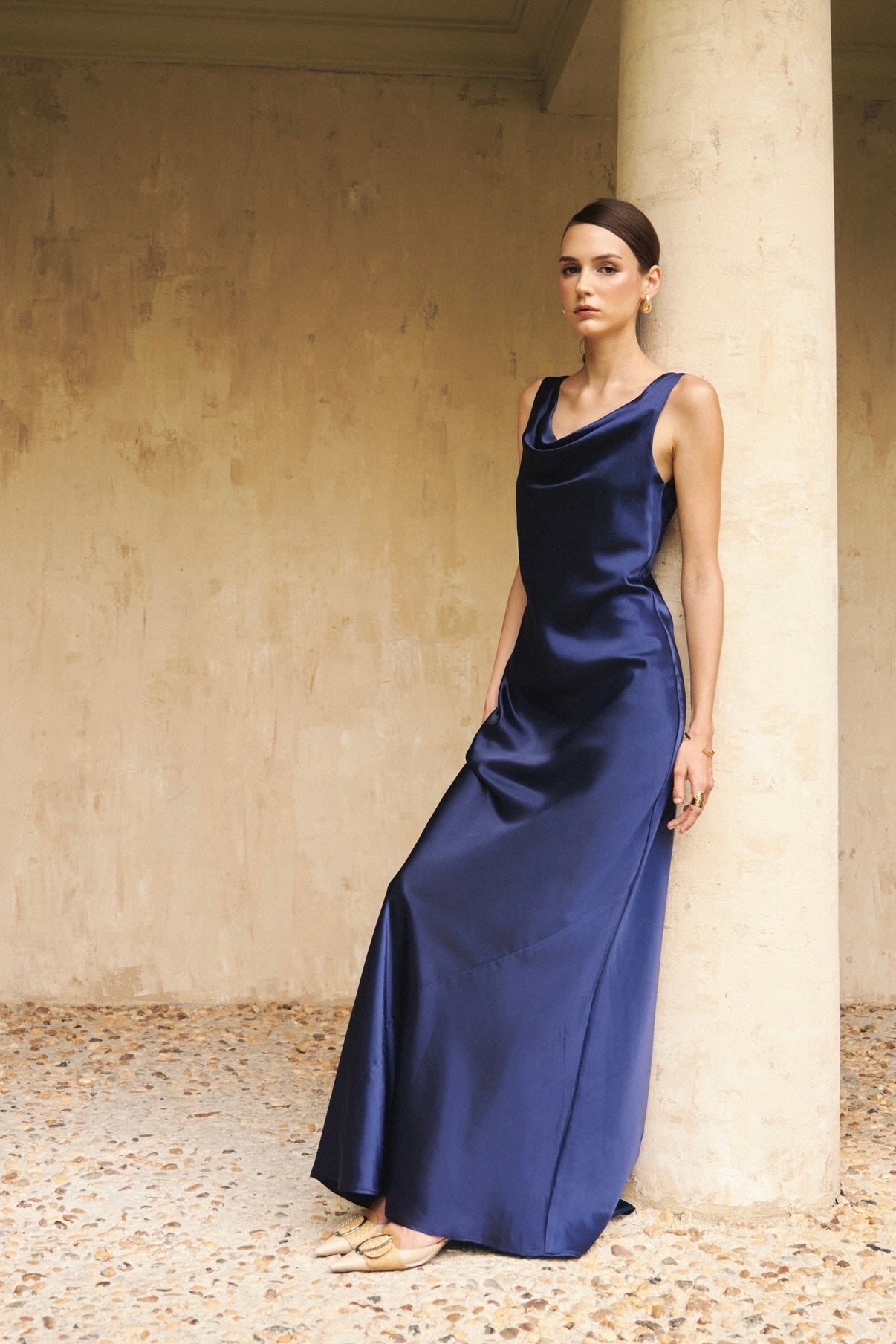 ANNE LADY GOWN - CRYSTAL INDIGO